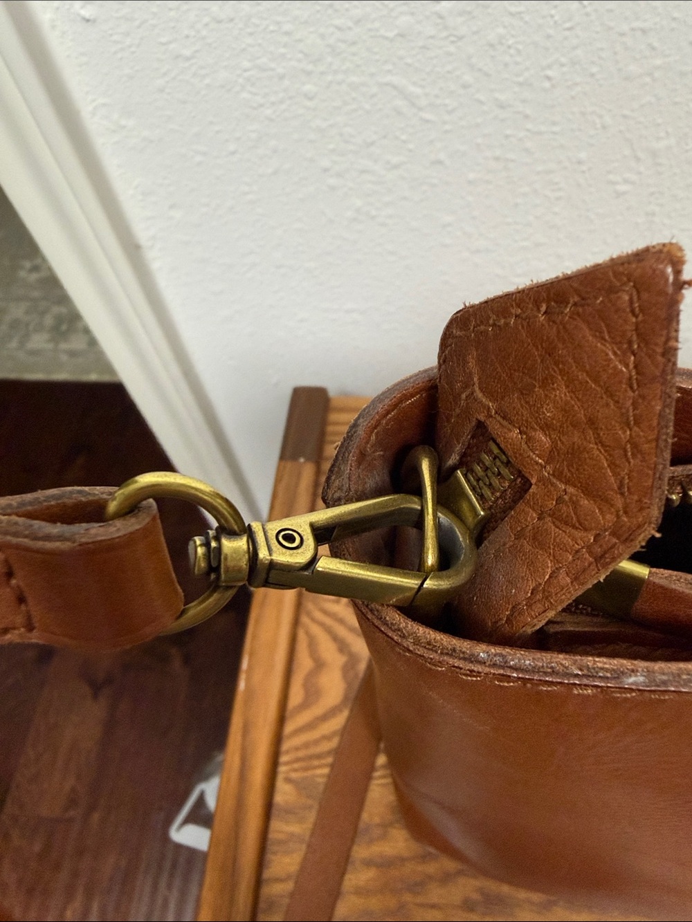 Madewell Transport Crossbody Brown Leather - Picture 5 of 8